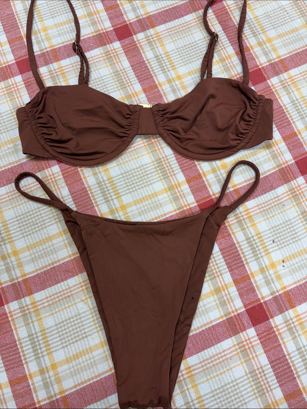 SLATE SWIM FOX BOTTOM AND FOX TOP